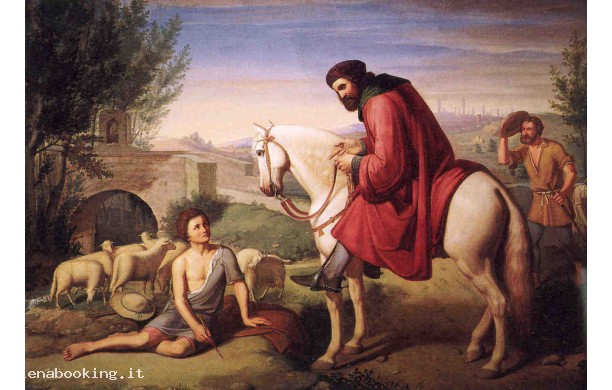 Domenico figlio di Pacio colono trovato a disegnare le pecore dal suo padrone Beccafumi, dal quale ne ebbe poi il cognome