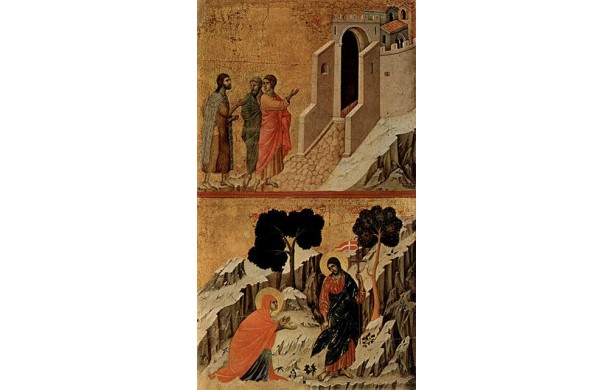 Cristo e i pellegrini verso Emmaus e L'Apparizione di Cristo alla Maddalena