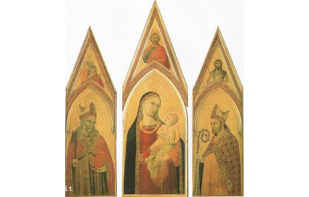 Trittico - Madonna tra Santi Nicola e Procolo