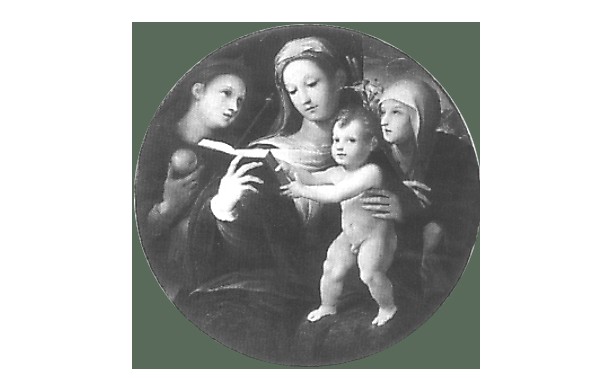 Madonna col Bambino, Santa Caterina da Siena e Santa Caterina d'Alessandria