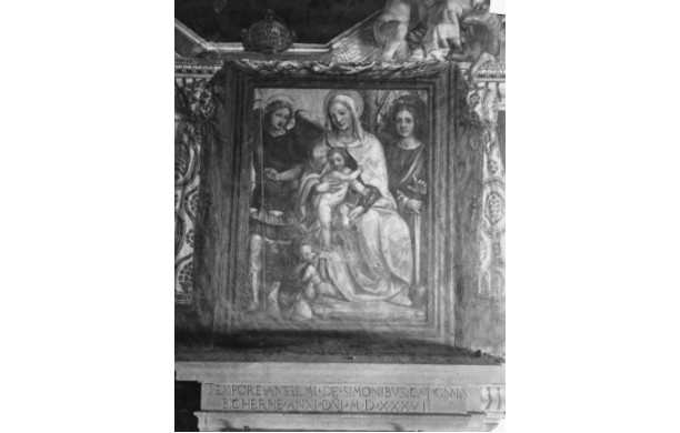Madonna con Bambino tra san Michele Arcangelo, san Galgano e san Giovannino