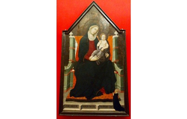 Madonna in trono con bambino e donatrice