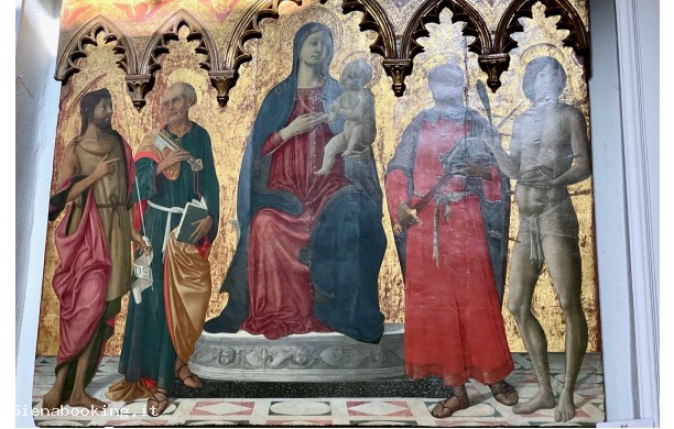 Madonna col Bambino in trono e i Santi Giovanni Battista, Pietro, Paolo e Sebastiano