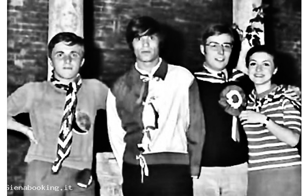 1968, 16 Agosto - Aceto agli esordi nell'Oca, vince il Palio