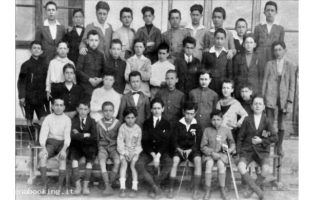 1921 - La Terza Ginnasio a Siena con Silvio Gigli
